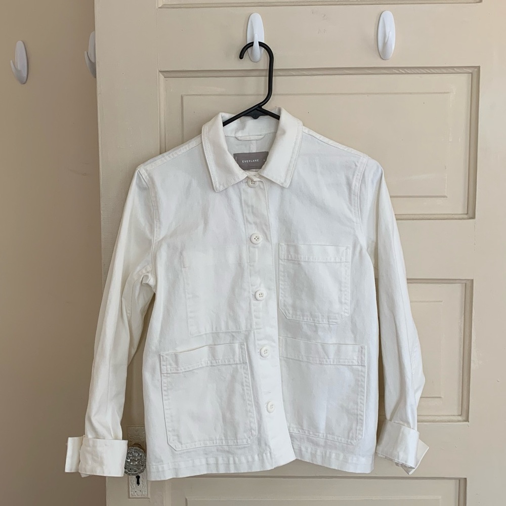 Everlane chore jacket in Bone, sz XS